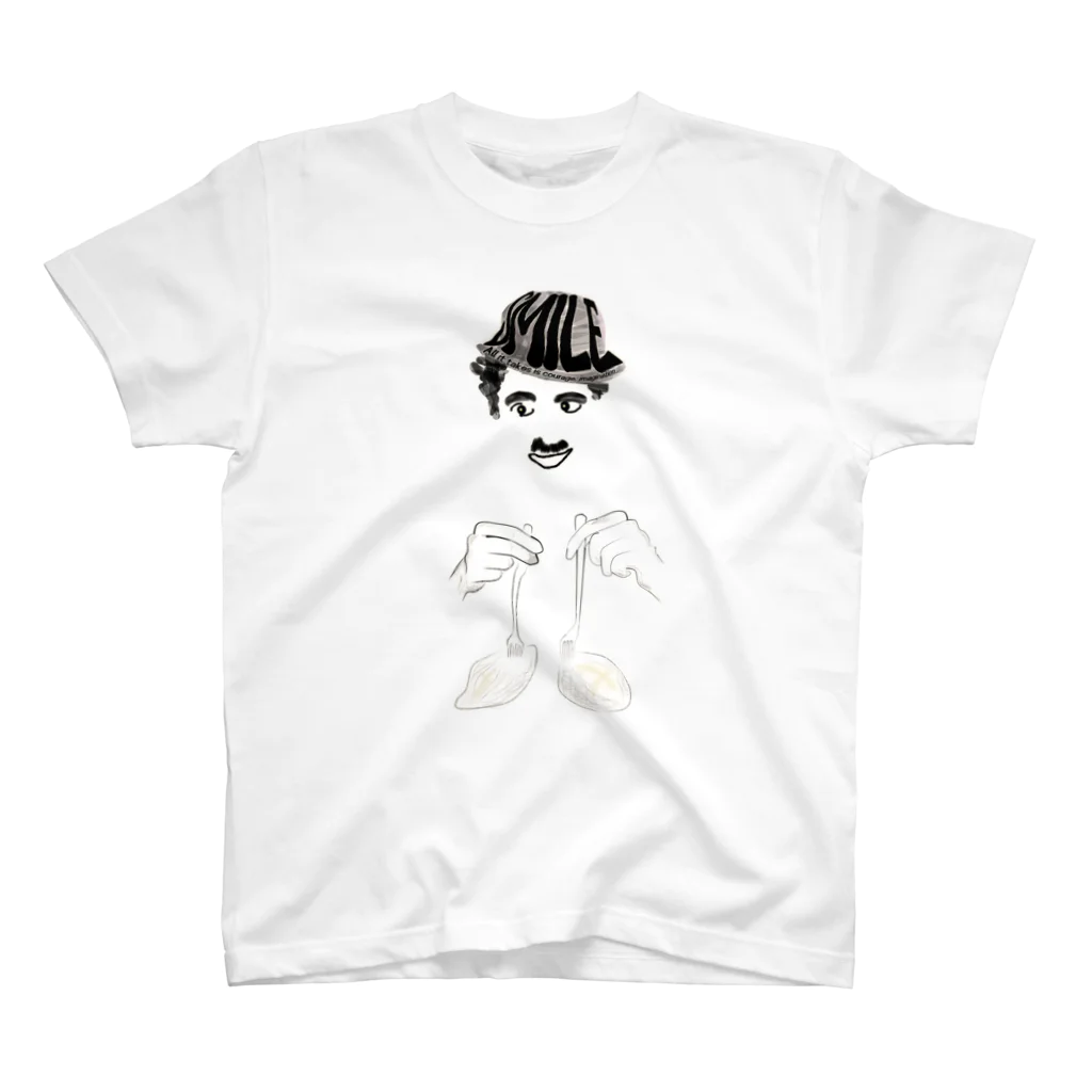 月夜のタツノオトシゴのSMILE Regular Fit T-Shirt