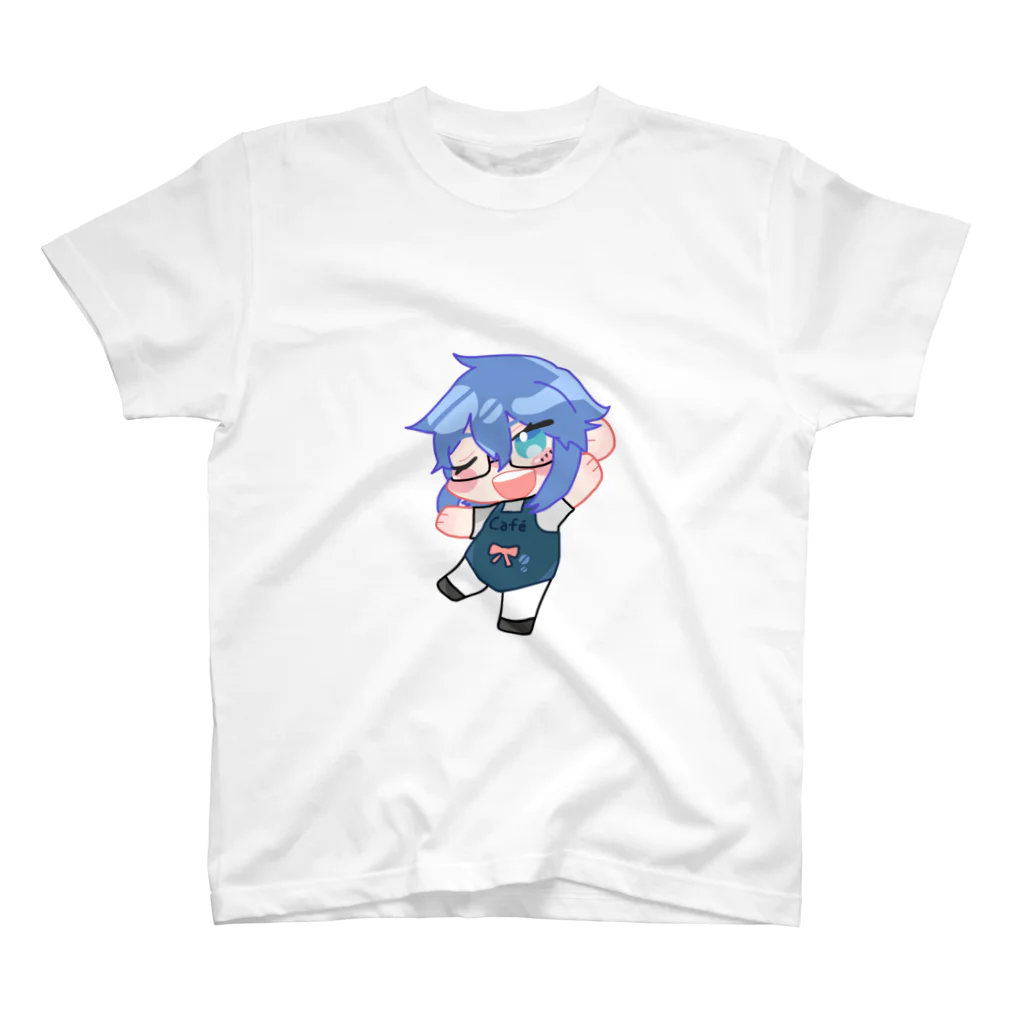 手書きイラスト屋さんのメガネ男子とコーヒータイム Regular Fit T-Shirt