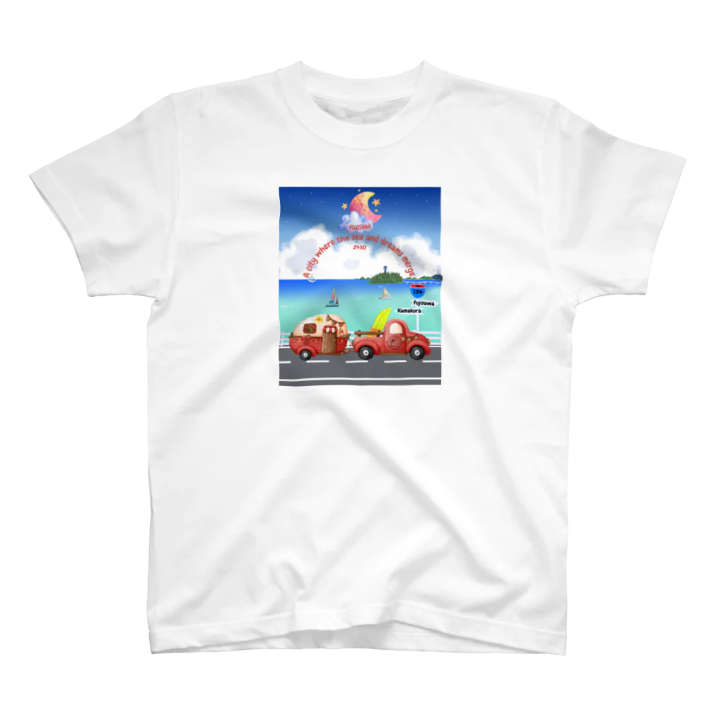 CyberArmadilloの湘南藤沢（2430）ナイトコレクション Regular Fit T-Shirt