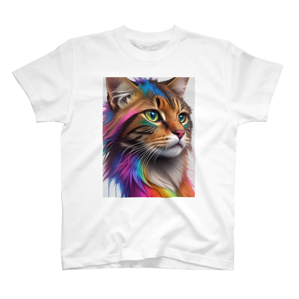 Pamoyanの虹色の幸せソマリ Regular Fit T-Shirt