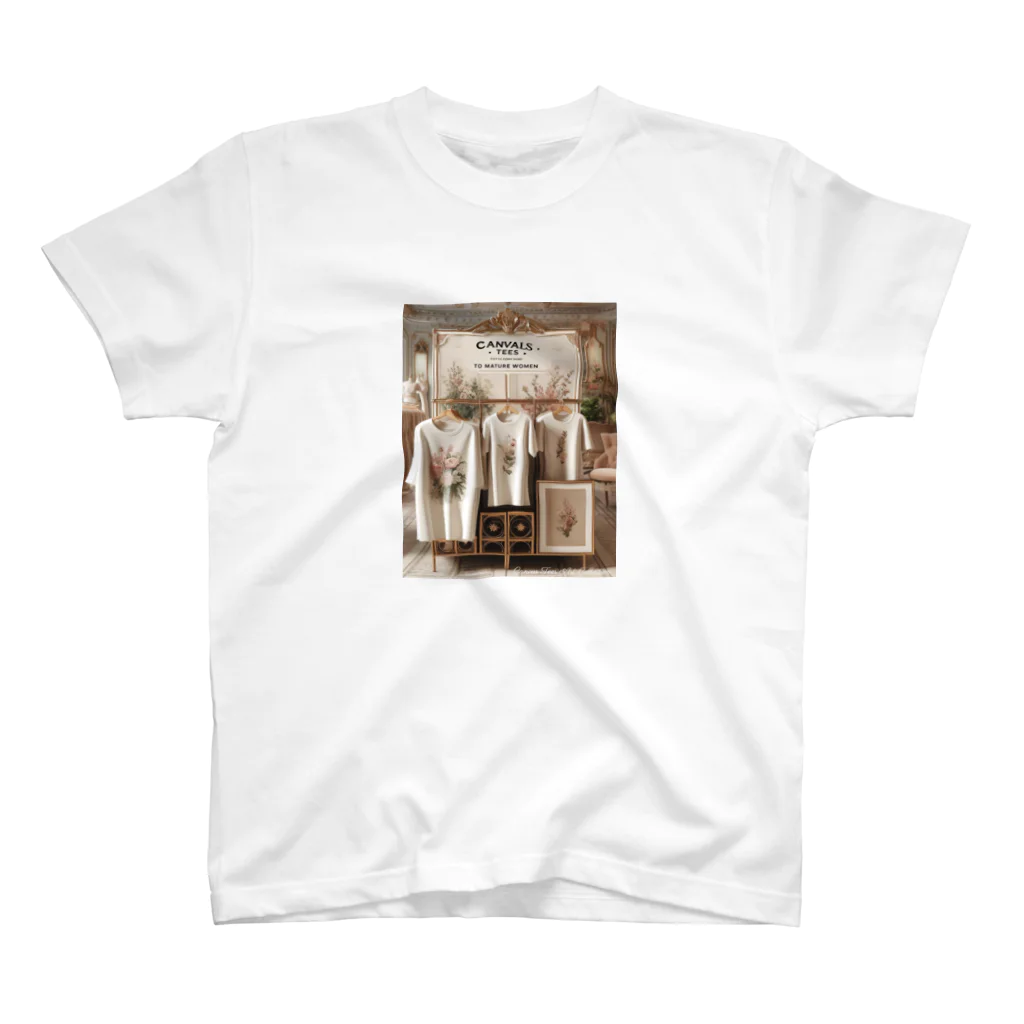 Canvas_TeesのCanvas Teesアート・コレクションVol.4～エレガンスと自然の融合 ～ Regular Fit T-Shirt
