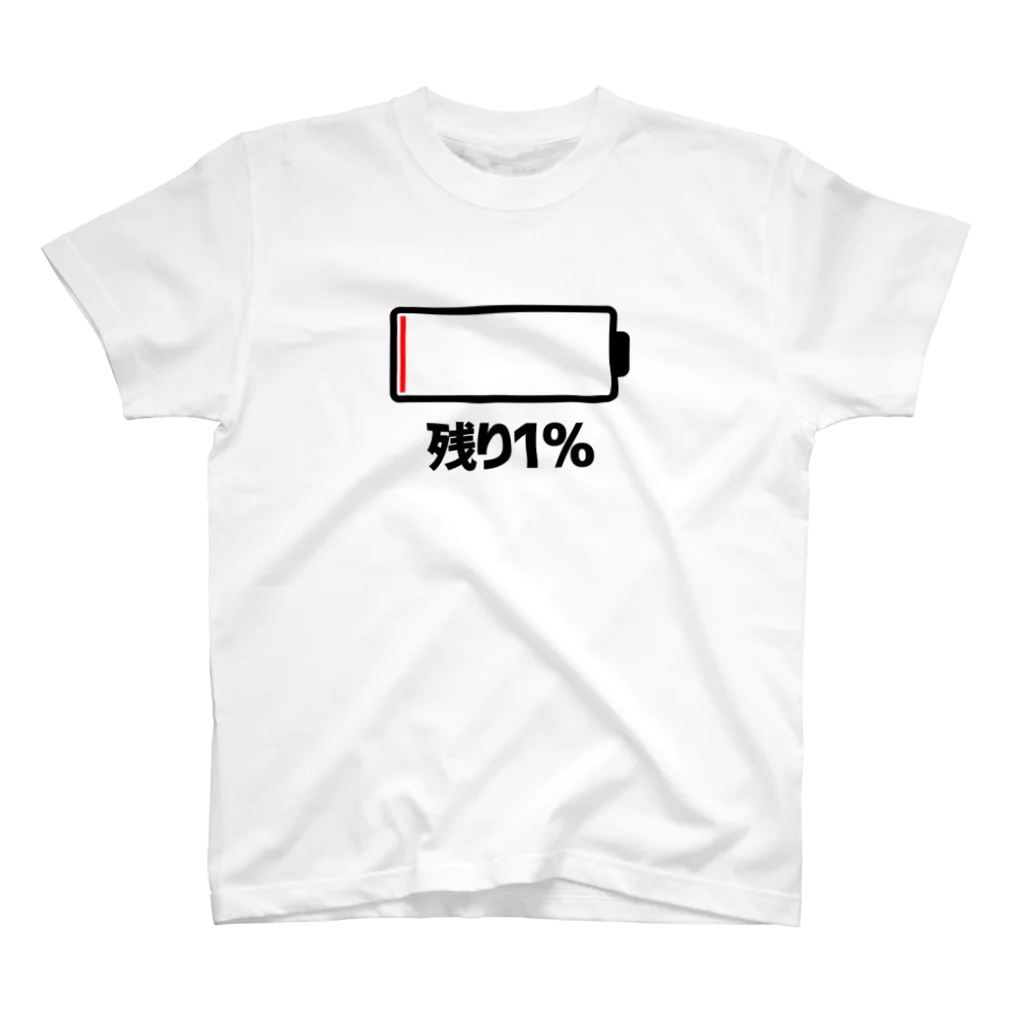 ユーモアプリントの残り1% Regular Fit T-Shirt