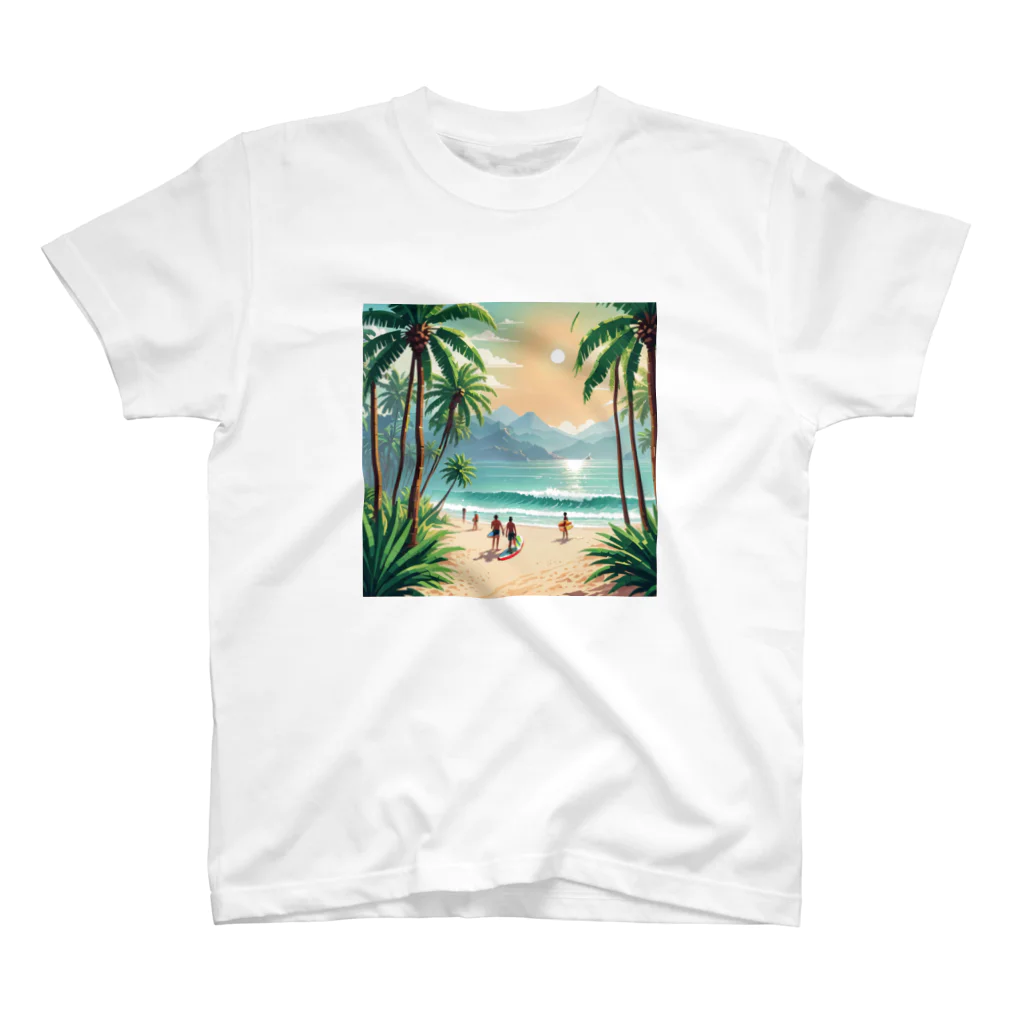 Paradise ExploreのPalm Breeze Bliss Regular Fit T-Shirt