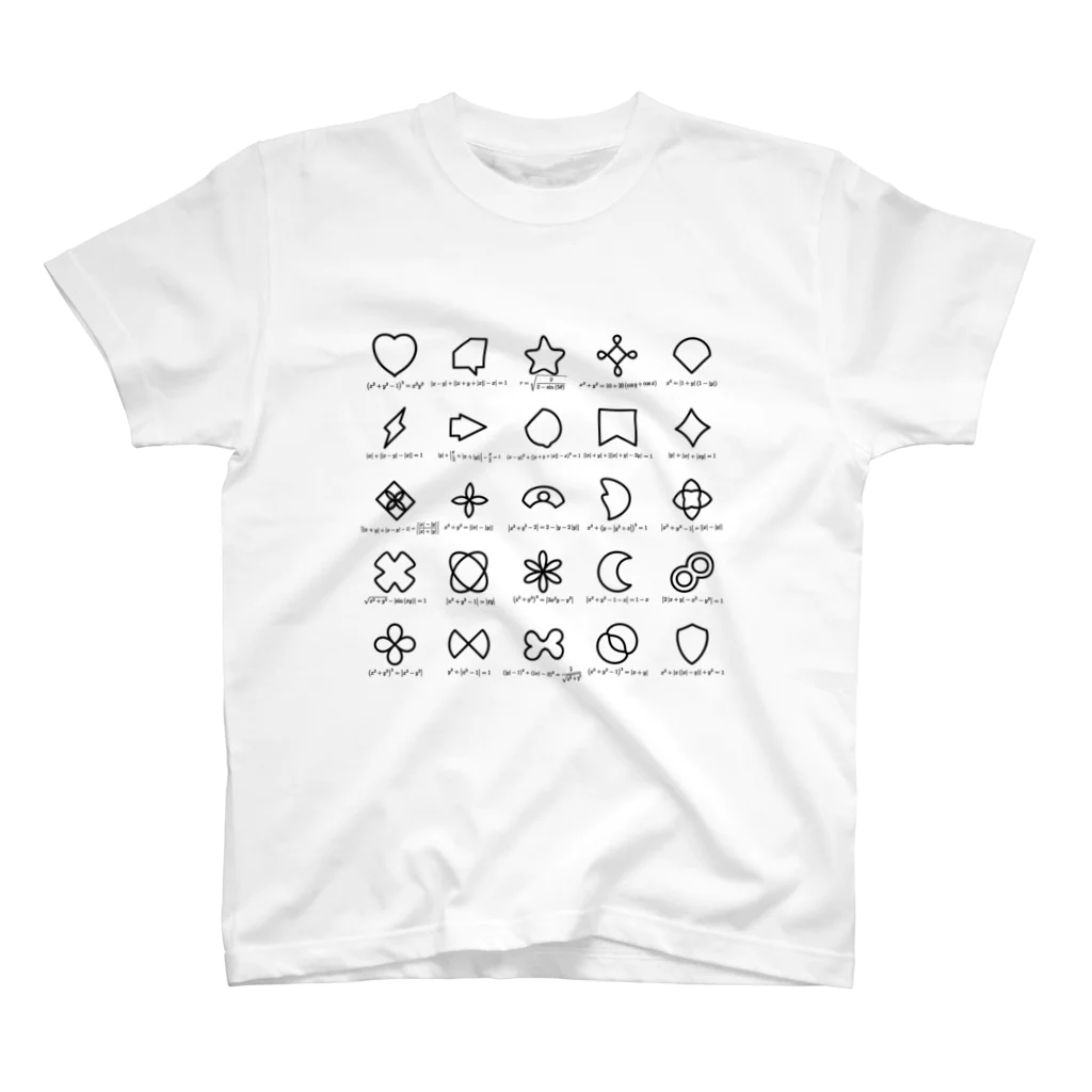 関数アート Tシャツ / 【彳▽亍 ▽てきちょく】TETH ( TETH_Main