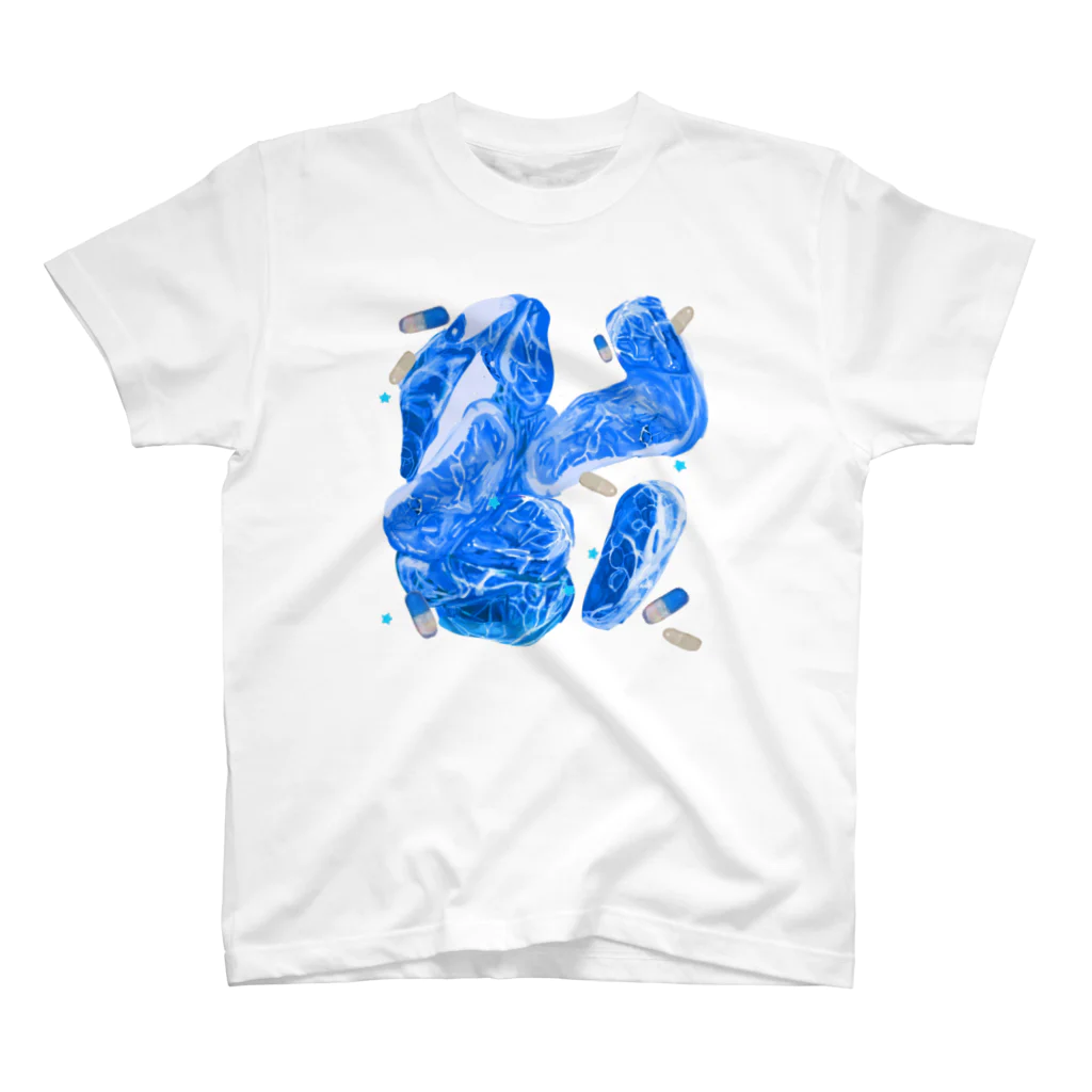 甘党の🥩青色 Regular Fit T-Shirt