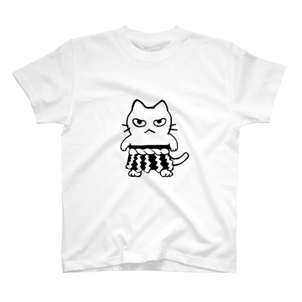 工房カザの【人気No.１】横綱猫 Regular Fit T-Shirt