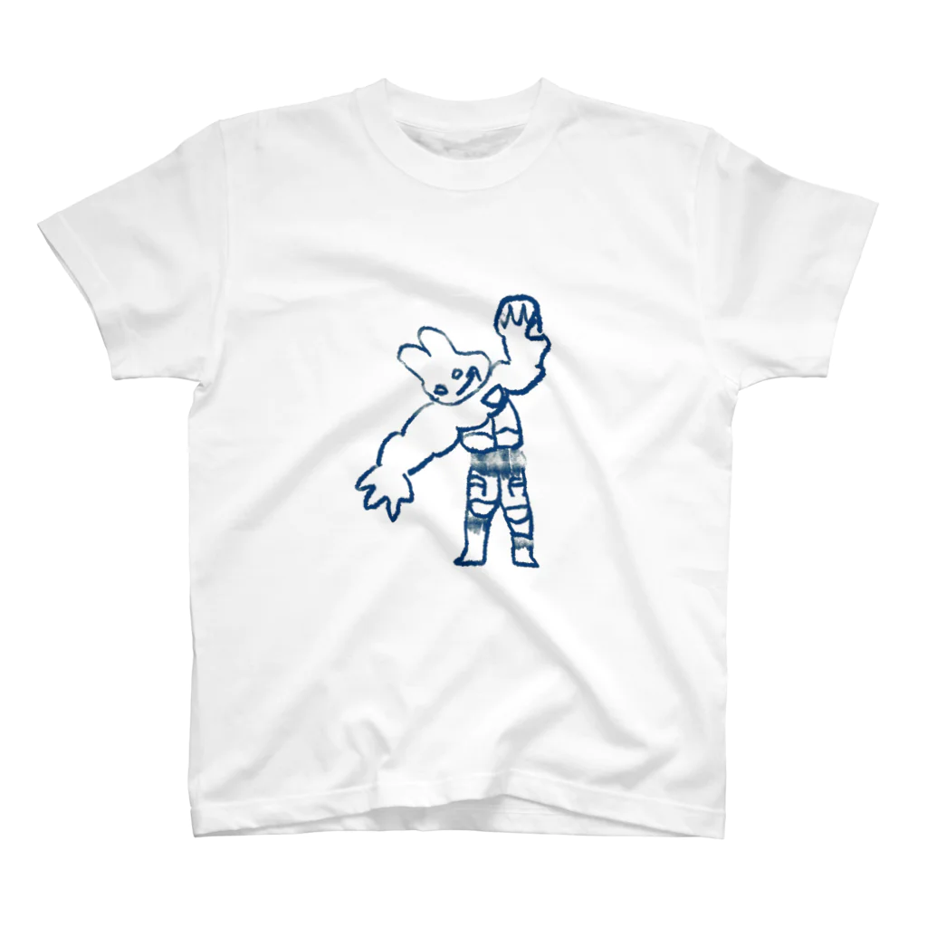 mabo_familyshopのムキムキ兎 Regular Fit T-Shirt