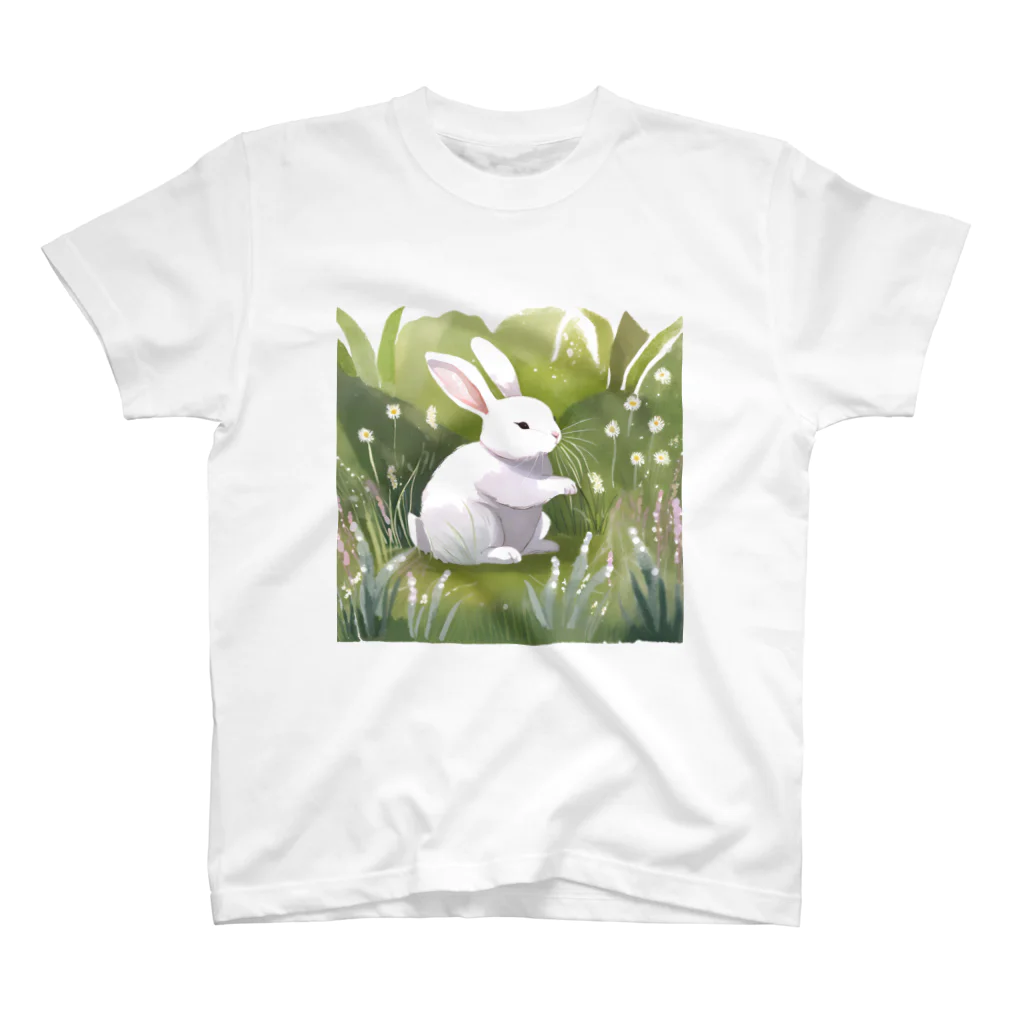 しろこまやのうさぎのお散歩 Regular Fit T-Shirt