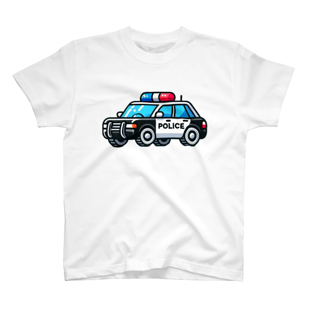 takejijiのAIで描いたパトカー Regular Fit T-Shirt