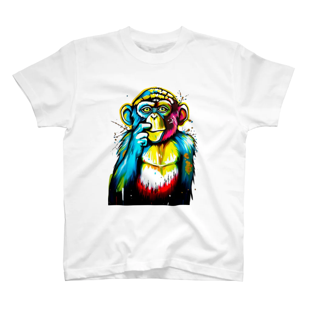 クレイジーモンキーズの「DEEP THOUGHTS」 Regular Fit T-Shirt
