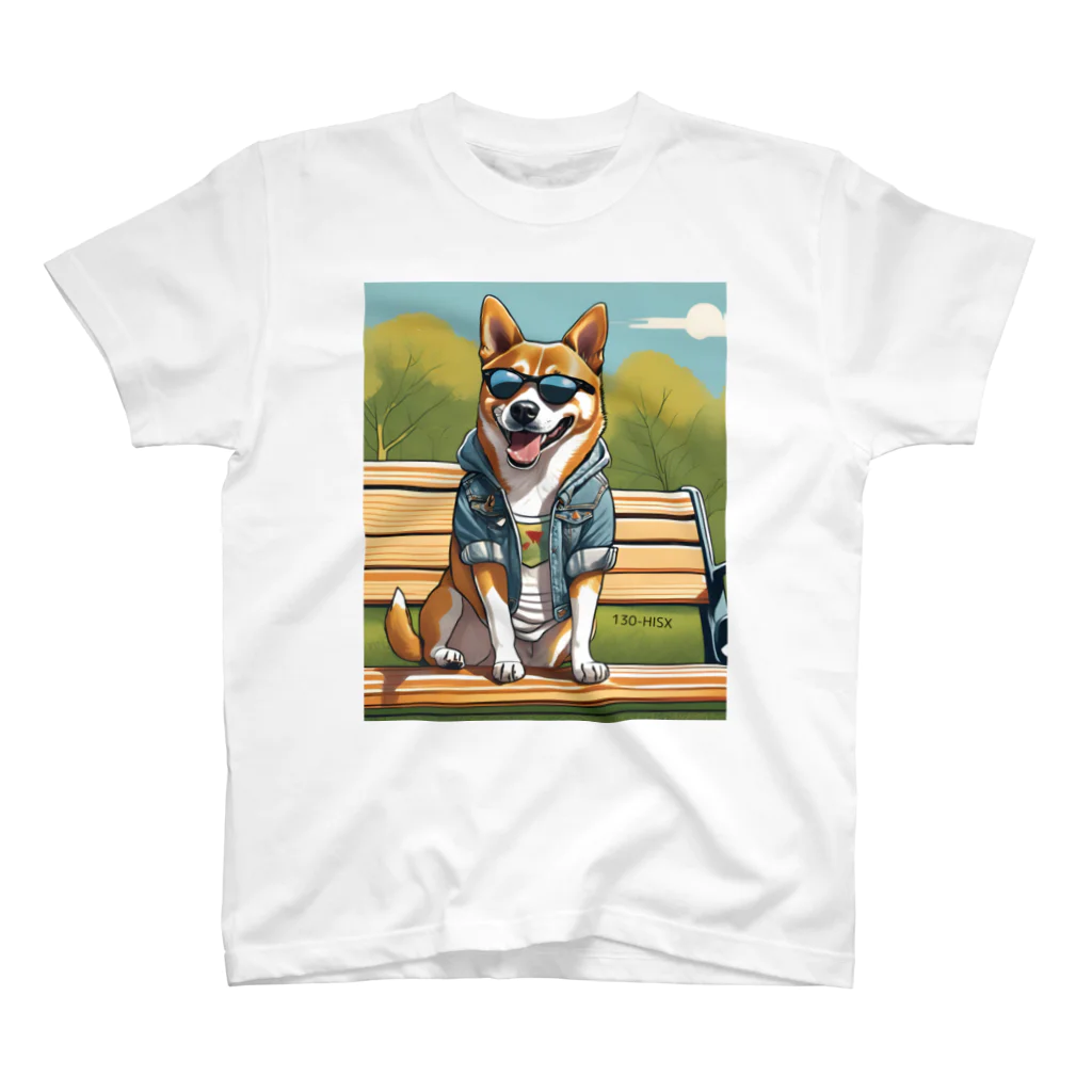 130-HISX(130-ヒスエックス)の130-HiSX(130-ヒスエックス)犬 Regular Fit T-Shirt
