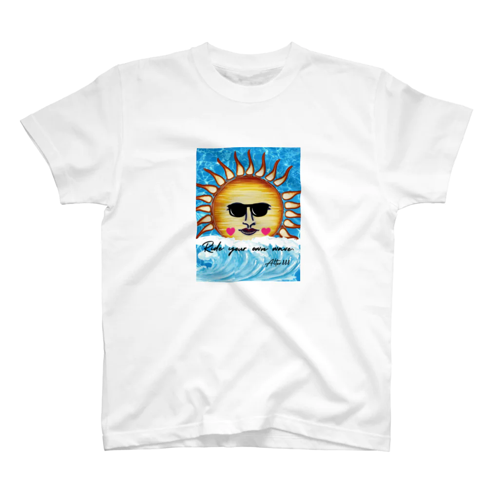 alter888の【Alter888】太陽と波 Regular Fit T-Shirt