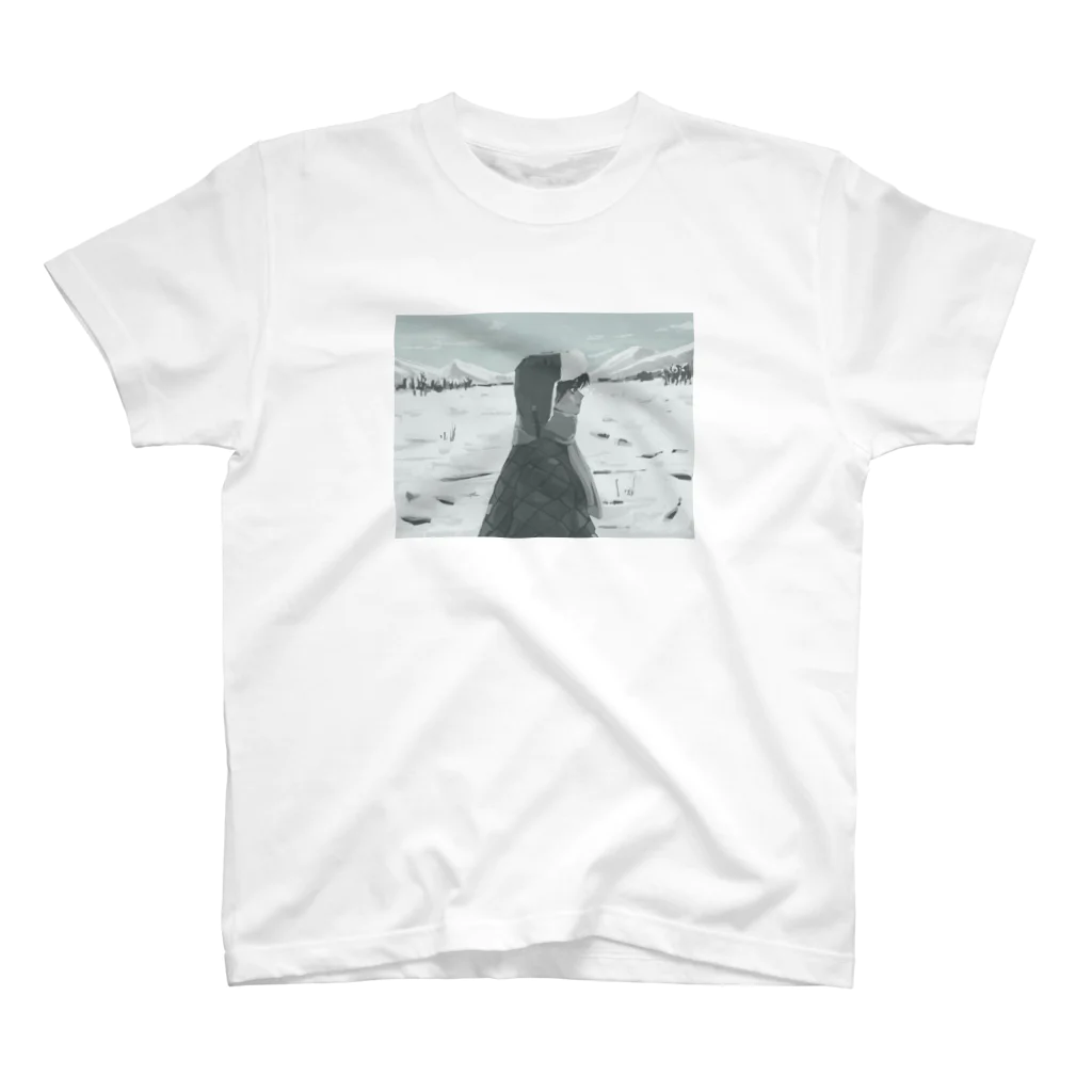 ミネの雪が恋しい Regular Fit T-Shirt