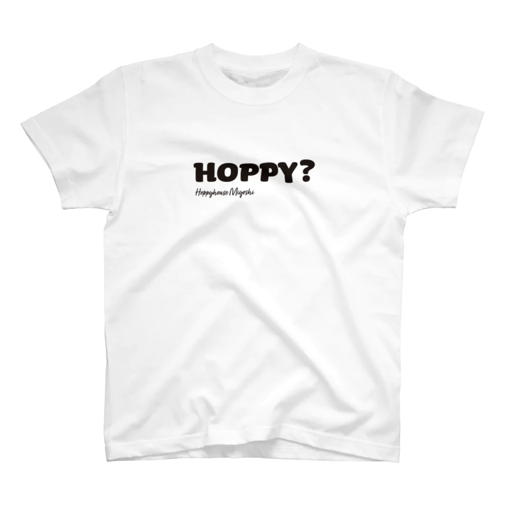 ホッピーハウス美好 @住吉のHOPPY_黒字 Regular Fit T-Shirt