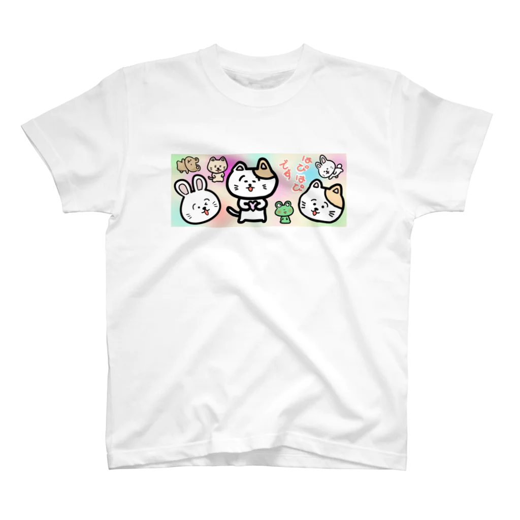 ふわとろ火薬のはぴはぴです ロング Regular Fit T-Shirt