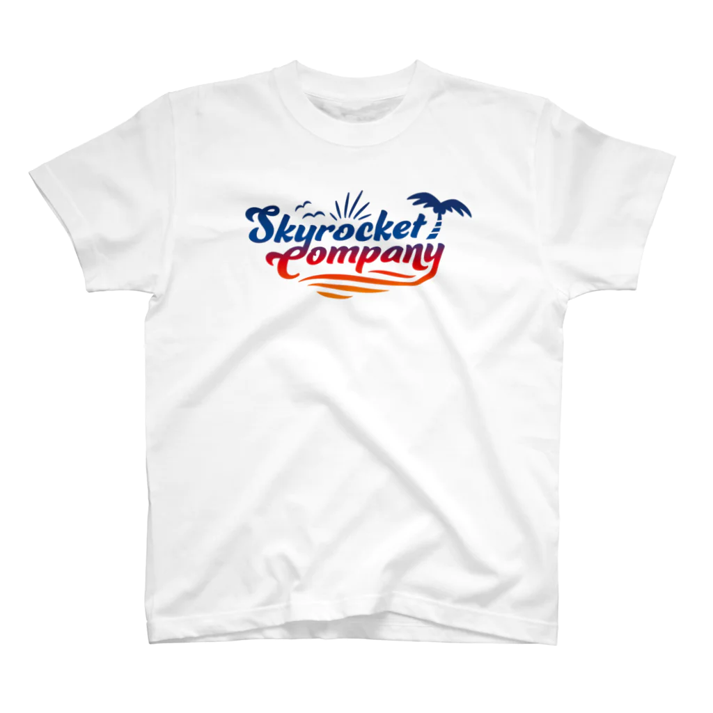 TOKYOFM_SkyrocketCompanyの【ホワイト×トロピカル】スカロケフェスTシャツ Regular Fit T-Shirt