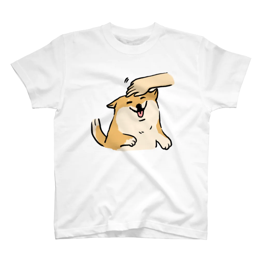 ぺろぺろぺろぺろ【せいこせんせい】の柴犬　えらい！【せいこせんせい】 Regular Fit T-Shirt