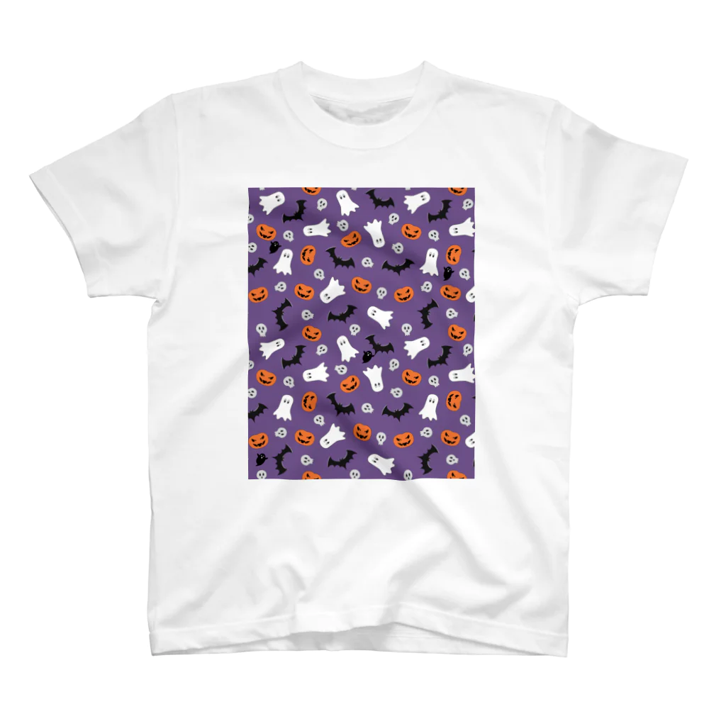 Makanaのおばけパーティー風呂敷　≪mayumi作≫ Regular Fit T-Shirt