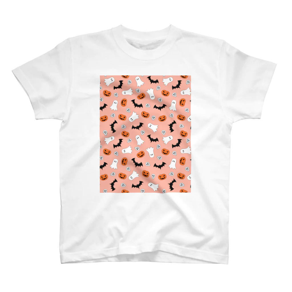 Makanaのおばけパーティー風呂敷（ピンク）　≪mayumi作≫ Regular Fit T-Shirt