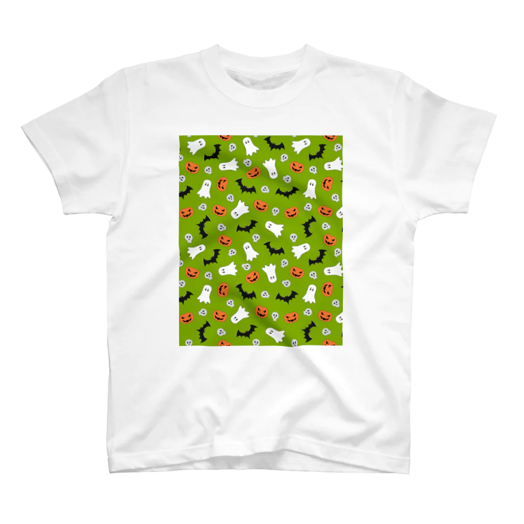 Makanaのおばけパーティー風呂敷（緑）　≪mayumi作≫ Regular Fit T-Shirt