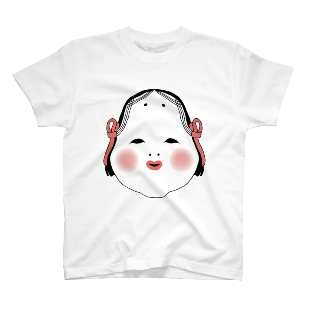 やっちゃんです。ありがとうございます！ おかめちゃん / yusacoのスタンダードTシャツ通販 ∞ SUZURI
