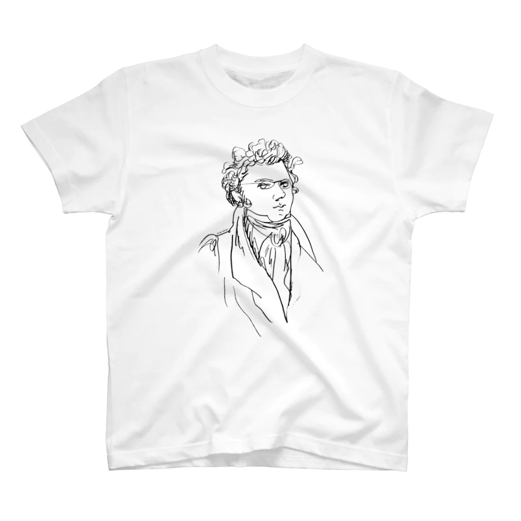 音楽愛好家協会「こんごう」 の【シューベルト】-ブラック Regular Fit T-Shirt