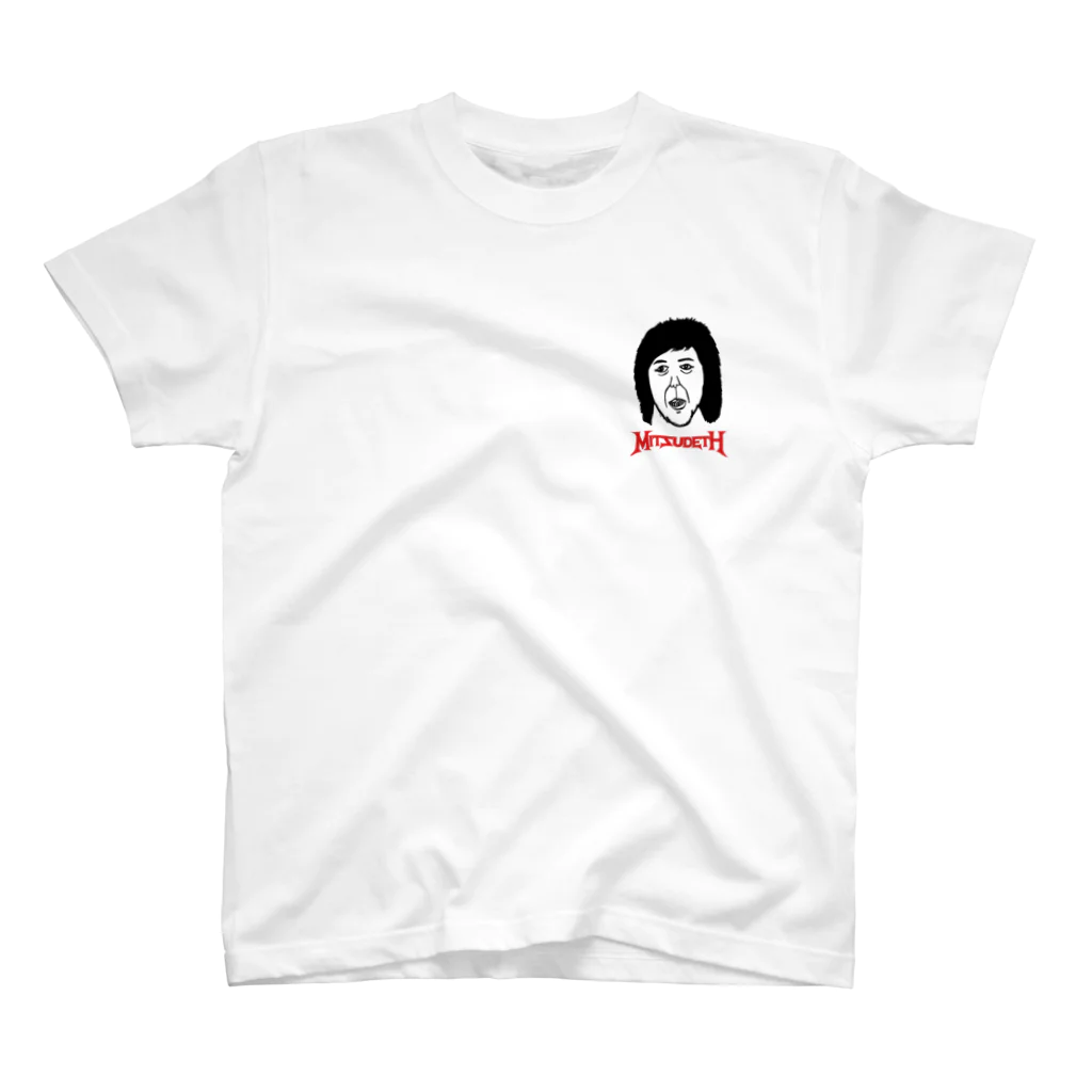 doodleのMITSUDETH バンドT Regular Fit T-Shirt