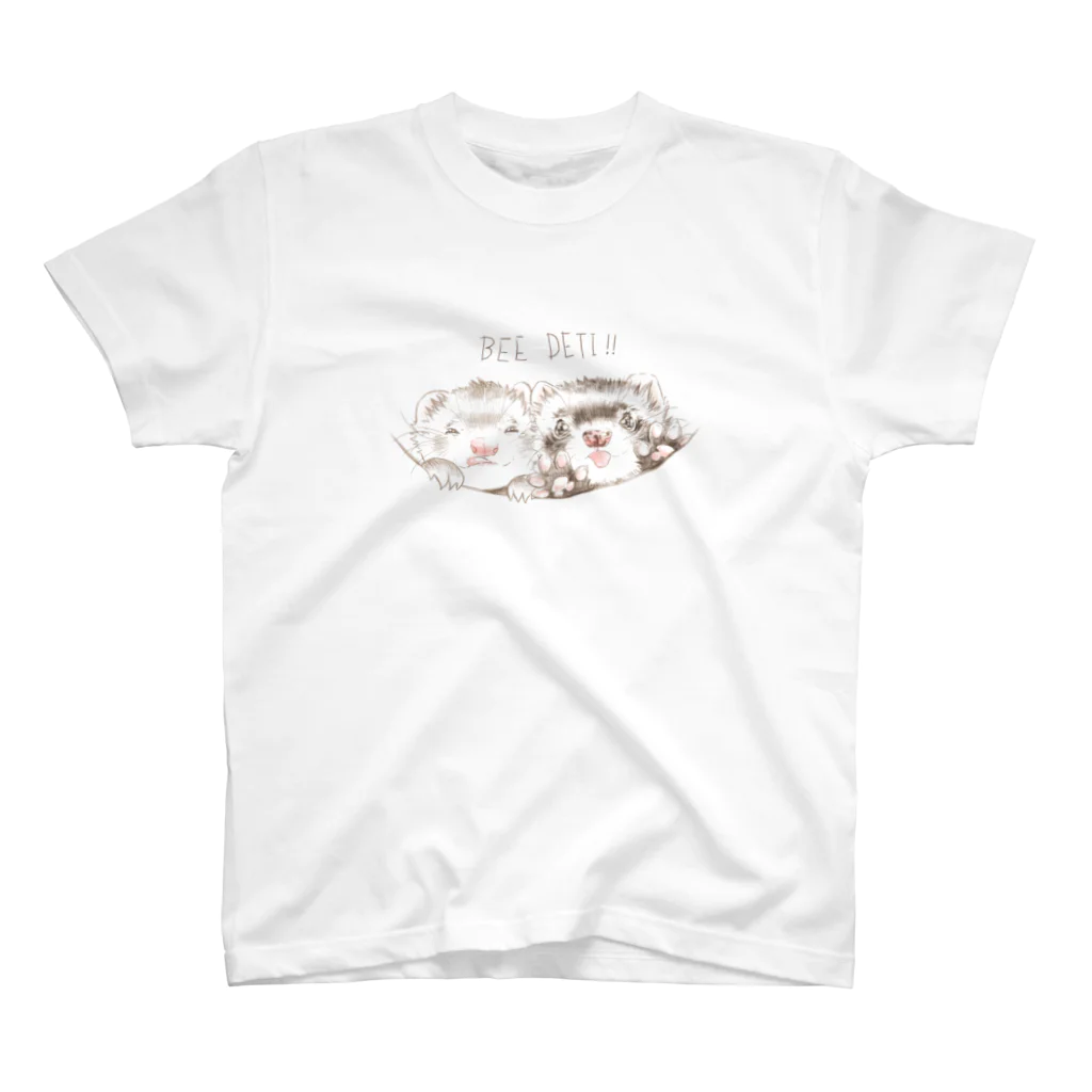 いちごだわし🐹のチャリティグッズ＊りんちゃんこゆきちゃん Regular Fit T-Shirt