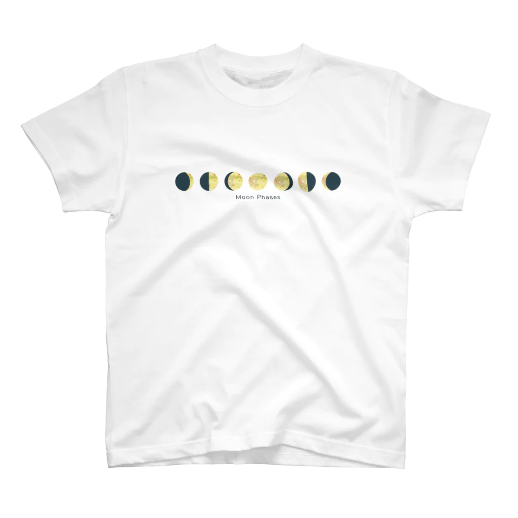 月の満ち欠け / ShikakuSankakuのスタンダードTシャツ通販
