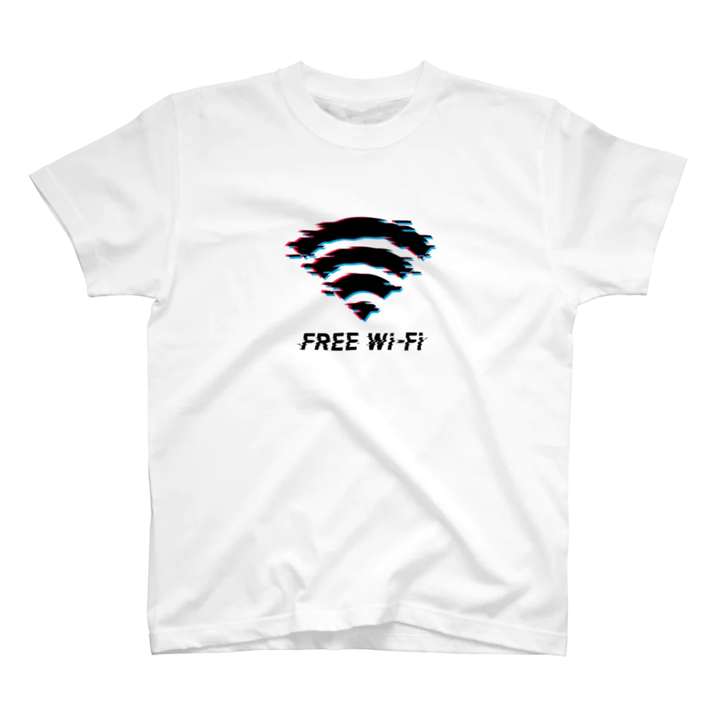 インターネットクラブのFREE Wi-Fi Regular Fit T-Shirt