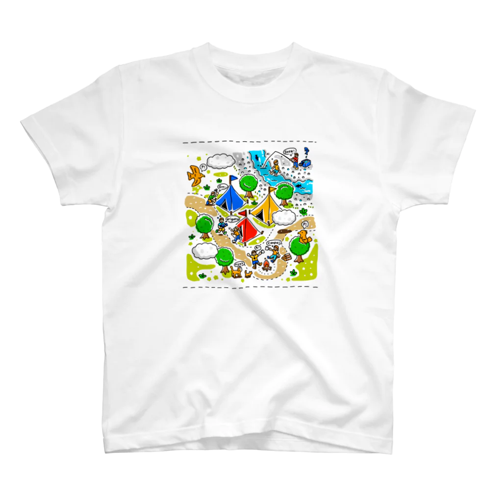 タケウマデザインの春夏秋冬「夏」 Regular Fit T-Shirt