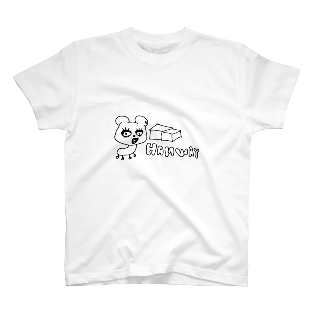 ハムウェイT01 / ptptfamilyのスタンダードTシャツ通販 ∞ SUZURI