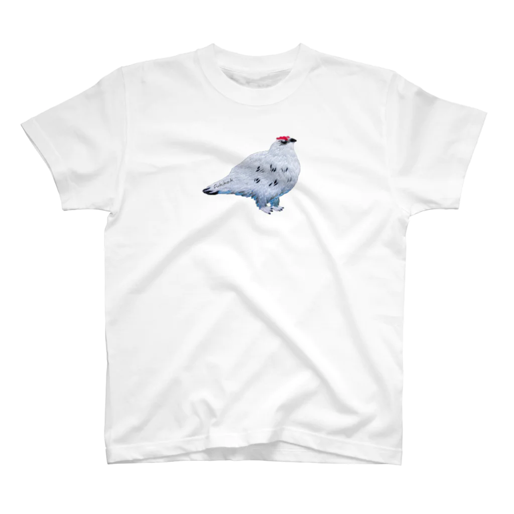 kazefukikoの雷鳥 手刺繍風　Tシャツ Regular Fit T-Shirt