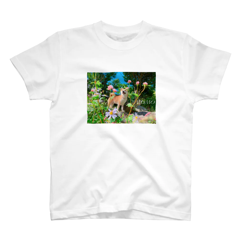 ももと天空の月のもも☆お花のセンター Regular Fit T-Shirt