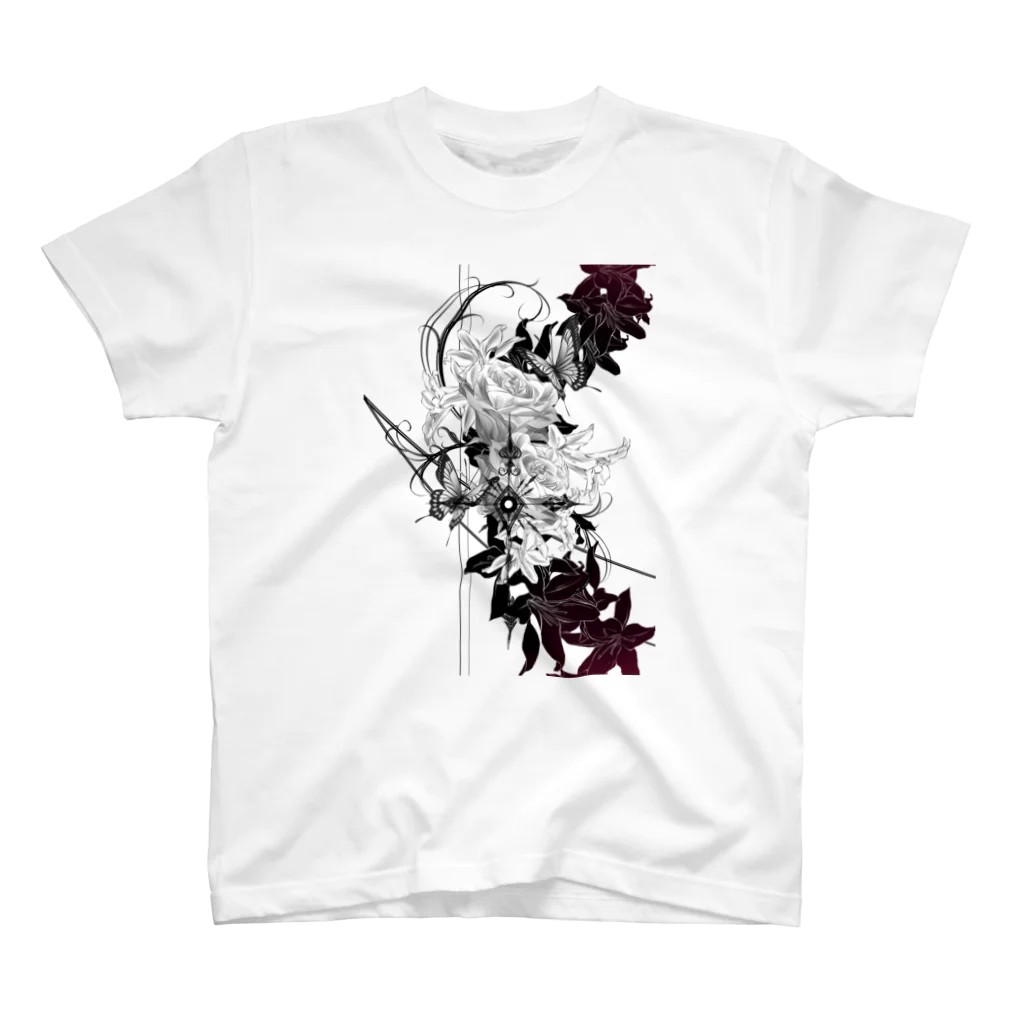 皐月 恵 -Kei Satsuki-の✝︎(White ver.) Regular Fit T-Shirt