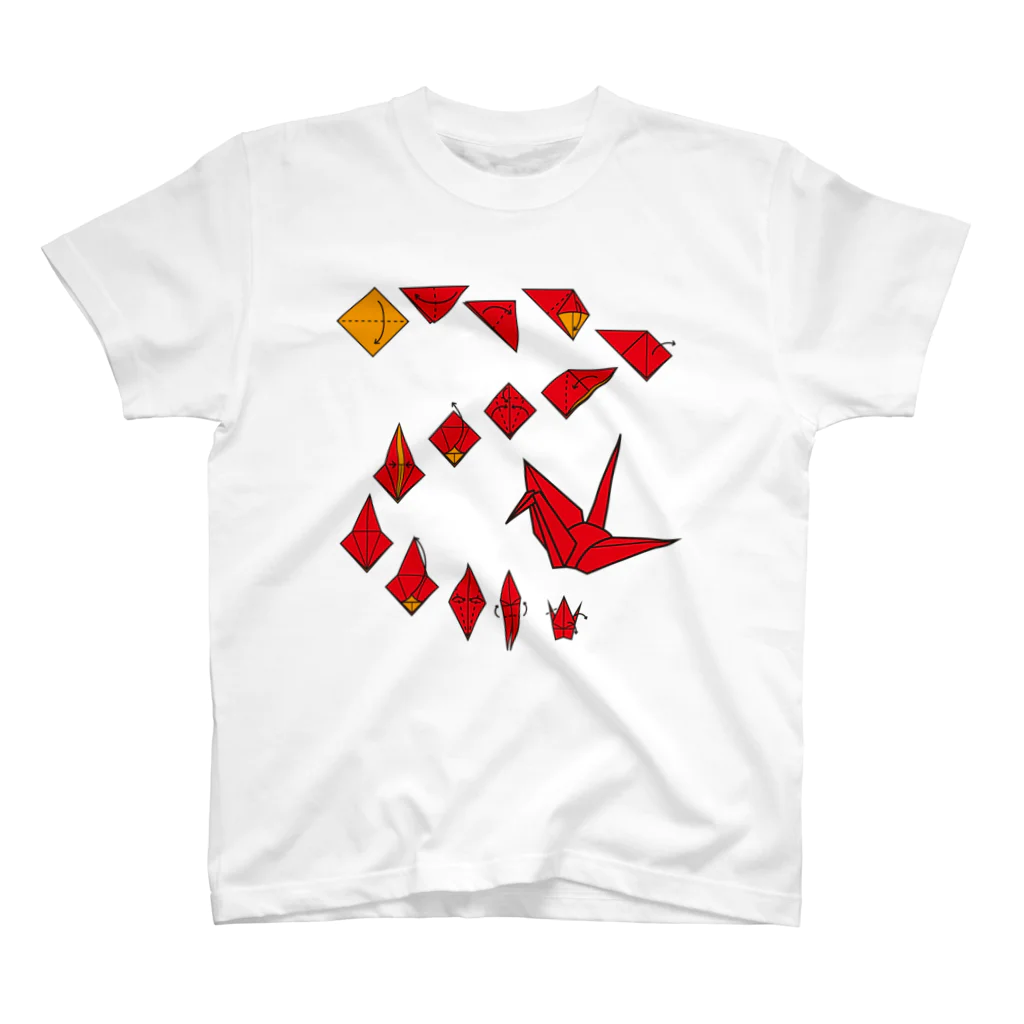 折り鶴 / フォーヴァ ( fomhar )のスタンダードTシャツ通販
