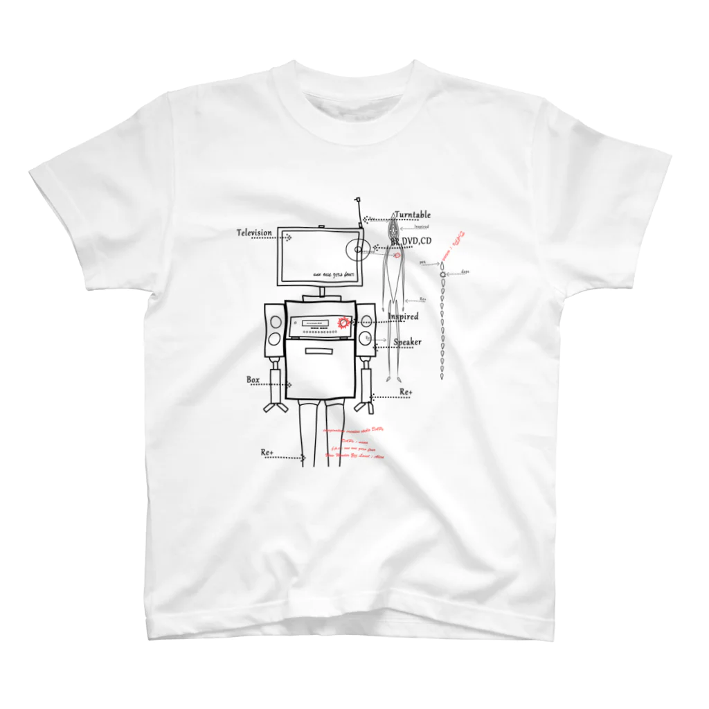 oxx xxx xxxx xxxr Regular Fit T-Shirt by 空想.想像や だぷす