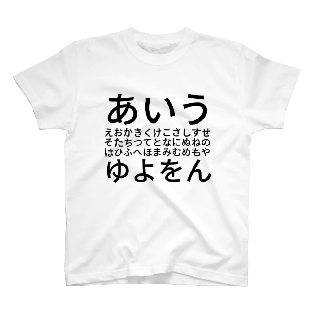 あいうえおかきくけこたちつてと ひらがなカード（あいうえおカード）表側「文字と絵」①