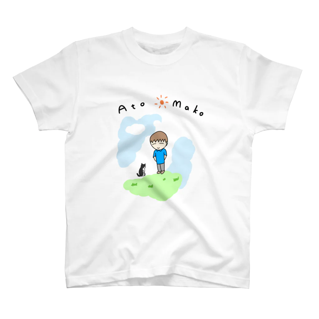 ネコとマコトくんTシャツ / 阿鳥誠のグッズ販売所 ( AtoriMakoto