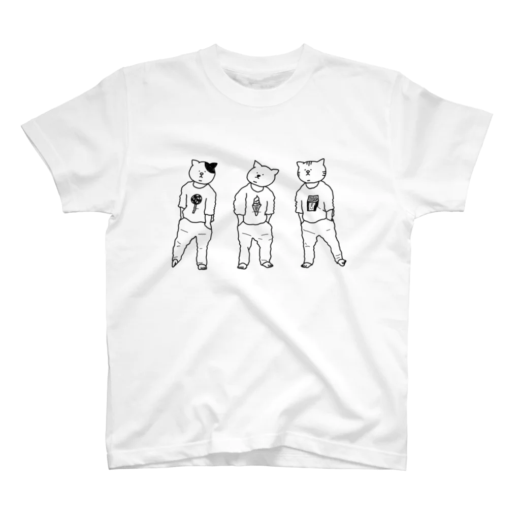 yuichi design shopの不良ねこ Regular Fit T-Shirt