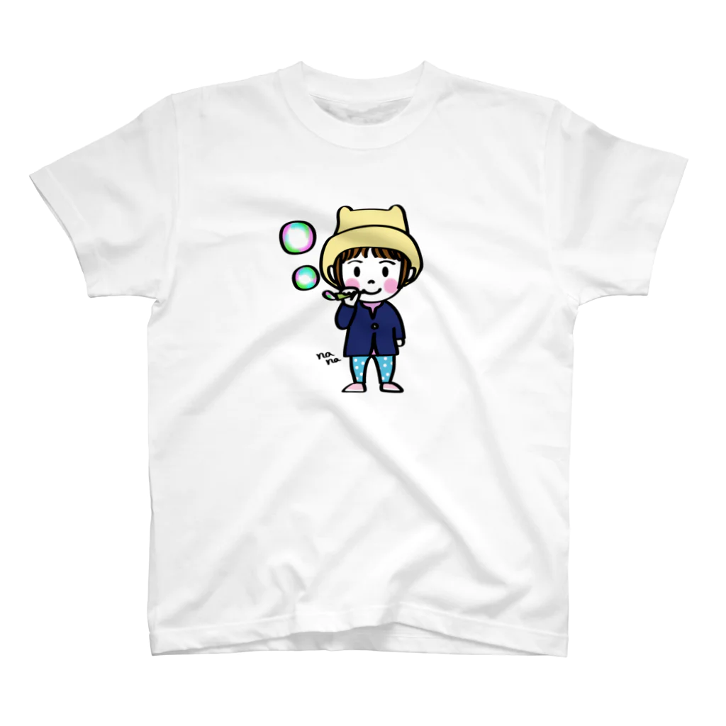 kaoricompusのしゃぼん玉nanaちゃん Regular Fit T-Shirt