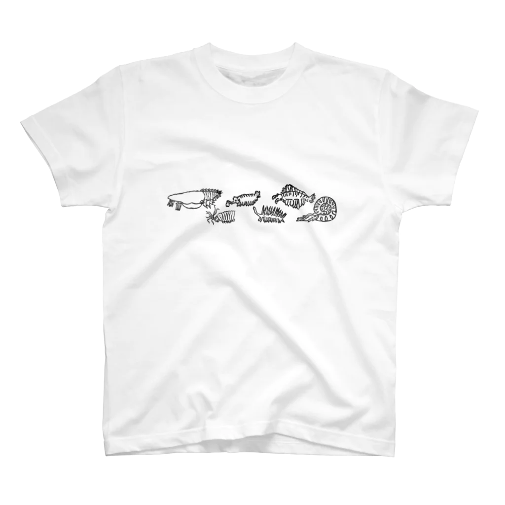 はんこや　ののの並ぶ古代生物たち（短い版） Regular Fit T-Shirt