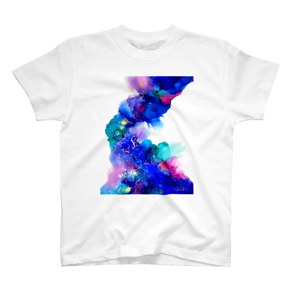 CLOVERのアルコールインクアート昇り龍 Regular Fit T-Shirt