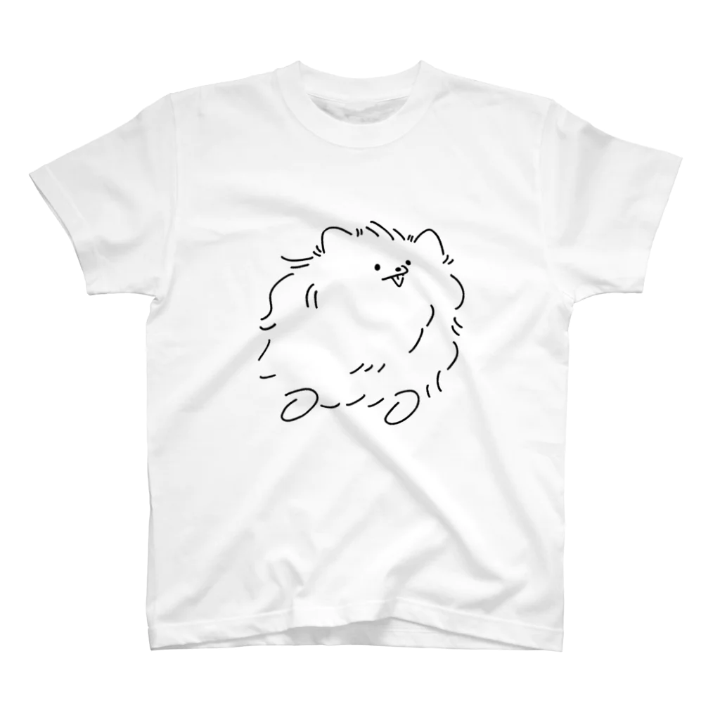 ユルぶつえんの呼ばれた気がしたポメラニアン小物 Regular Fit T-Shirt