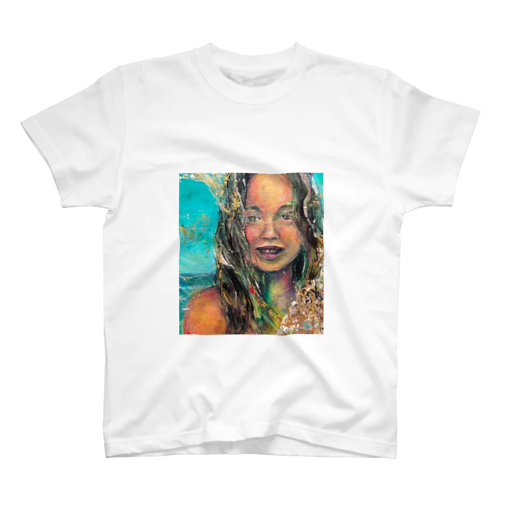 イシヤマナツ【natip】の海ガール 2 Regular Fit T-Shirt