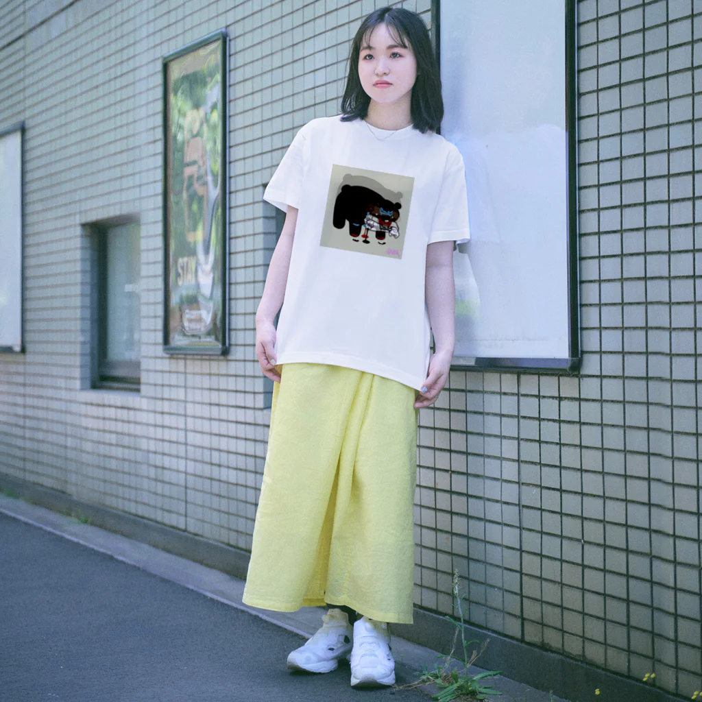 0#kのEating bear 7/9 Regular Fit T-Shirt