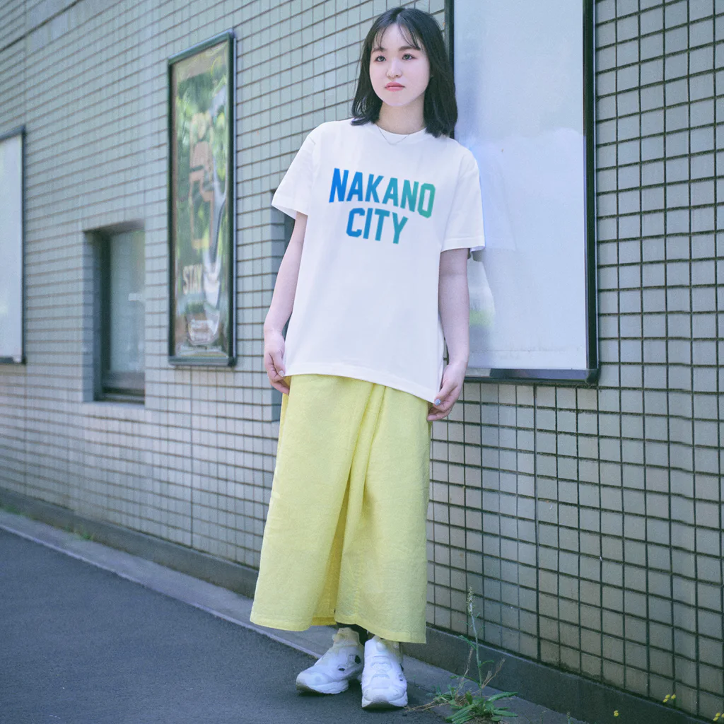 JIMOTOE Wear Local Japanの中野区 NAKANO CITY ロゴブルー Regular Fit T-Shirt