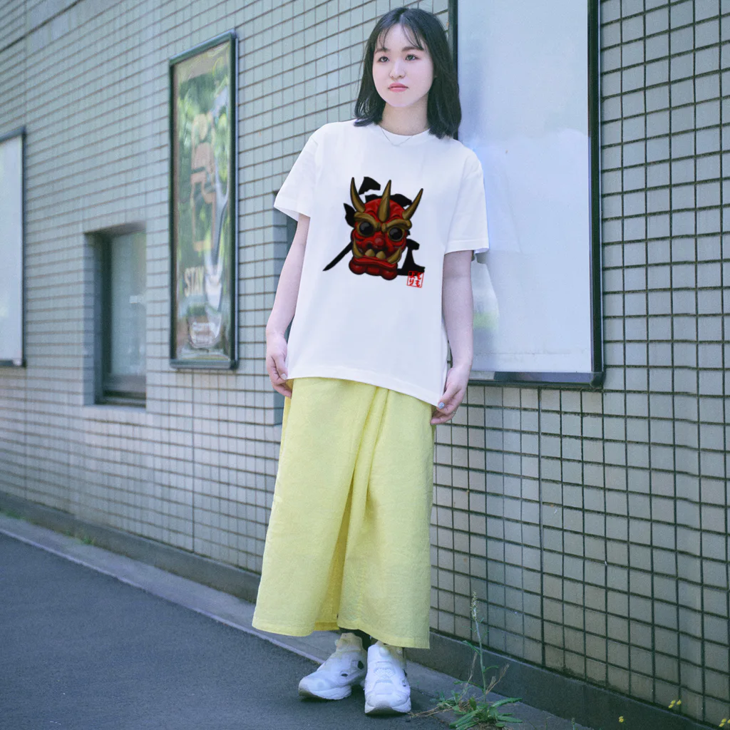 ももよりの餅割鬼面 Regular Fit T-Shirt