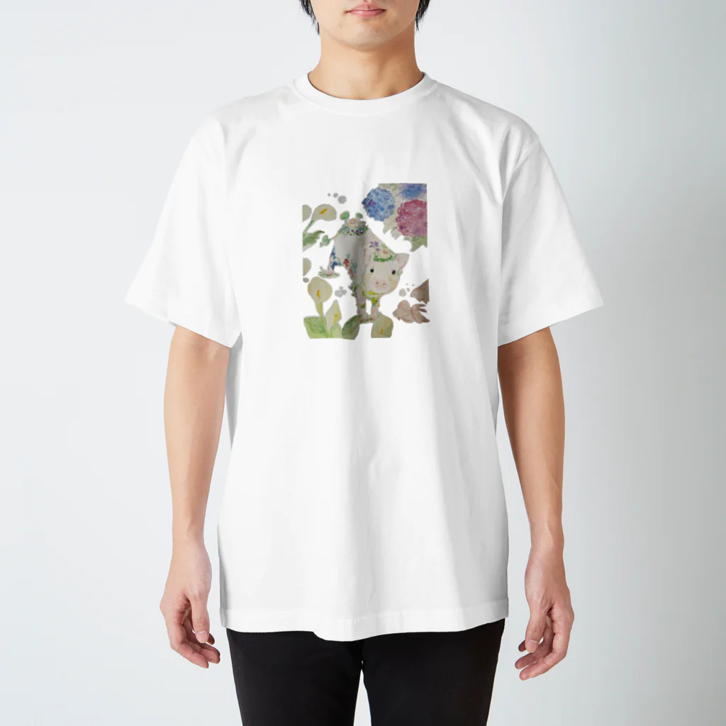 イタチのミニブタちゃん Regular Fit T-Shirt