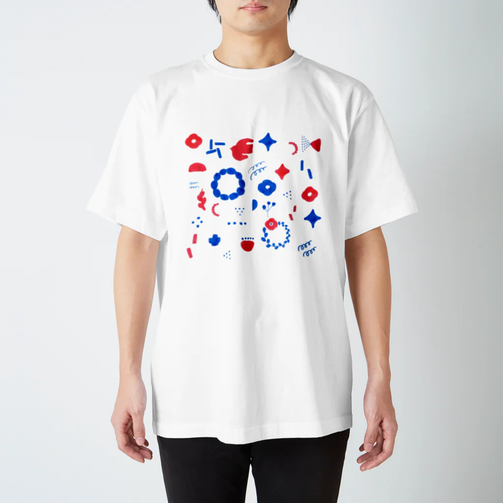 赤と青 / Kurogoma. ( kurogoma46 )のスタンダードTシャツ通販